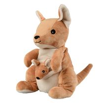 kangaroo hot water bottle plush WA-AR0263 Warmies 1