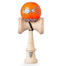 Krom Kendama Jody Bartons Skeletons Orange KROM-SKELETON-ORANGE KROM Kendama 1