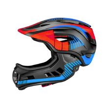 Ikon Full Face Helmet Black Red Blue Medium KMHFF08M Kiddimoto 1