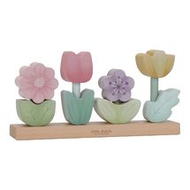 Stacking puzzle flowers Fairy Garden LD7330 Little Dutch 1