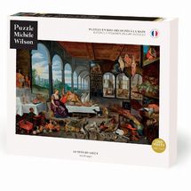 The sense of taste by Bruegel A1380-1200 Puzzle Michele Wilson 1