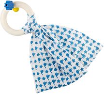 Rattle blanket Bib0+ blue EFK-120-000-605 Little Big Things 1