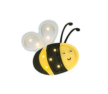 Little Lights Happy Bee Lamp yellow LL087-398 Little Lights 1