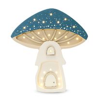 Little Lights Mushroom House Lamp blue LL083-360 Little Lights 1