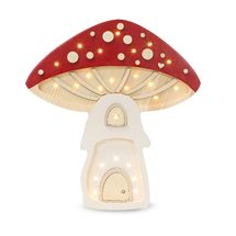 Little Lights Mushroom House Lamp red LL083-325 Little Lights 1