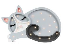 Little Lights Cat Lamp Light Gray LL003-500 Little Lights 1