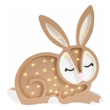 Little Lights Bunny Lamp Chocolate LL008-467 Little Lights 1