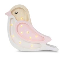 Little Lights Bird Mini Lamp Strawberry Cream LL054-206 Little Lights 1