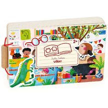 Wooden puzzle book Activities V7910 Vilac 1