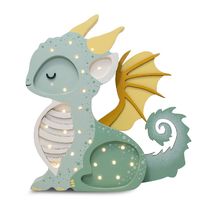 Little Lights Dragon Lamp green LL090-376 Little Lights 1