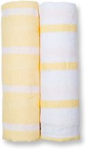 Muslin swaddle set - yellow stripes LLJ-121-013-005 Lulujo 1