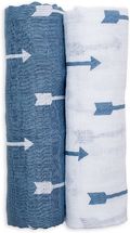 Muslin swaddle set - Blue Arrows LLJ-121-013-006 Lulujo 1