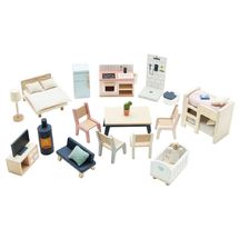 Complete furniture set for dolls house TV-ME040 Le Toy Van 1