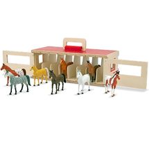 Take-Along Show-Horse Stable Play Set MD-13744 Melissa & Doug 1