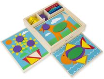 Beginner Pattern Blocks MD-10528 Melissa & Doug 1