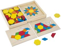 Pattern Blocks and Boards Classic Toy MD-10029 Melissa & Doug 1