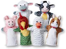 Barn Buddies Hand Puppets (6 Pc) MD-19121 Melissa & Doug 1