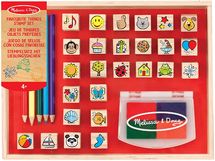 Wooden Favorite Things Stamp Set MD-19362 Melissa & Doug 1
