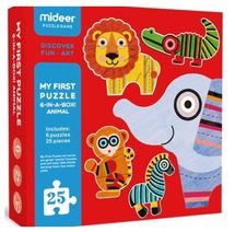My First Puzzle Linear Animals MD0078 Mideer 1