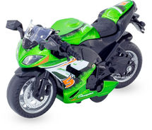 Miniature green friction motorbike UL-8355 verte Ulysse 1