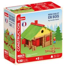 My wooden chalet 130 pieces JJ1802 Jeujura 1