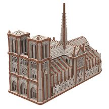 Notre Dame Cathedral model kit GI-PWCAT Mr Playwood 1