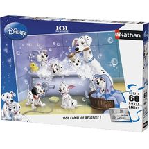 Puzzle All in the bath 101 Dalmatians 60 pcs N866120 Nathan 1