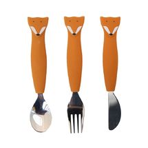 Silicone cutlery set 3-pack Mr Fox TX-96-448 Trixie 1