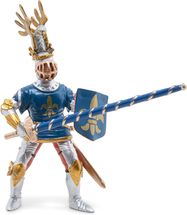 Blue knight fleur de lys figure PA39788 Papo 1