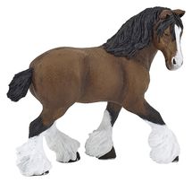 Bay shire horse mare figure PA51552 Papo 1