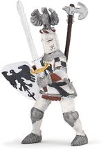 White crested knight figure PA39785-5303 Papo 1