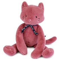 Méloé Cat Plush Toy 37cm - Rose powder MA0199 Maïlou Tradition 1