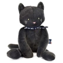 Méloé Cat Plush Toy 37cm - Charcoal grey MA0260 Maïlou Tradition 1