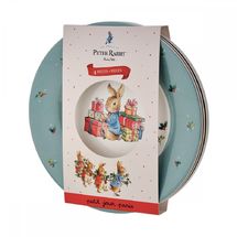 4 Plates Peter Rabbit Christmas 20cm PJ-BP920NAS Petit Jour 1