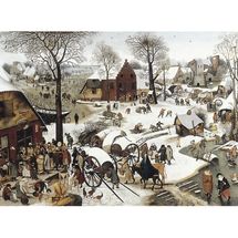 The Numbering at Bethlehem Bruegel C58-350-327 Puzzle Michele Wilson 1