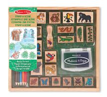 Stamp a scene rain forest M&D12423-3917 Melissa & Doug 1
