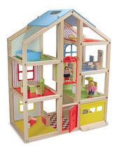 Wooden Hi-rise Dolls house M&D12462-4083 Melissa & Doug 1