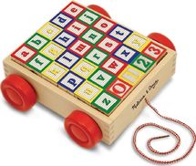 Classic ABC Block Cart M&D11169-4556 Melissa & Doug 1