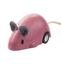 Pink moving mouse PT4611P Plan Toys, The green company 1