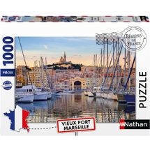 Puzzle The old port of Marseille 1000 pcs NA12002010 Nathan 1