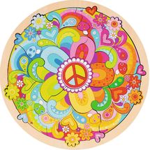 Puzzle Mandala Flowers GK57303 Goki 1