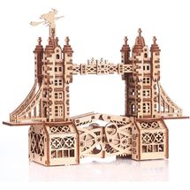 Tower Bridge mechanical mini model kit GI-PWTOS Mr Playwood 1