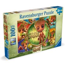 Puzzle Groot Marvel Avengers 100 pcs XXL RAV12004128 Ravensburger 1