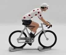 Cyclist figure R Polka dot jersey FR-R2 Fonderie Roger 1