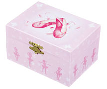 Music Box Ballerina Shoes - Pink TR-S50975 Trousselier 1