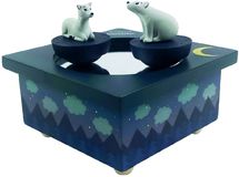 Fawn and Bear Music Box TR-S95040 Trousselier 1