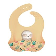 Silicone bib - Gnawy the lazy SJ-SI0948 Sassi Junior 1