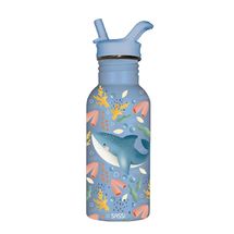 Stainless steel bottle 500 ml - Splashy the shark SJ-SB3055 Sassi Junior 1