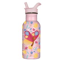 Stainless steel bottle 500 ml - Twirly the butterfly SJ-SB3062 Sassi Junior 1