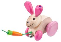 Hanna Hoppel pull along wooden bunny SE62931 Selecta 1